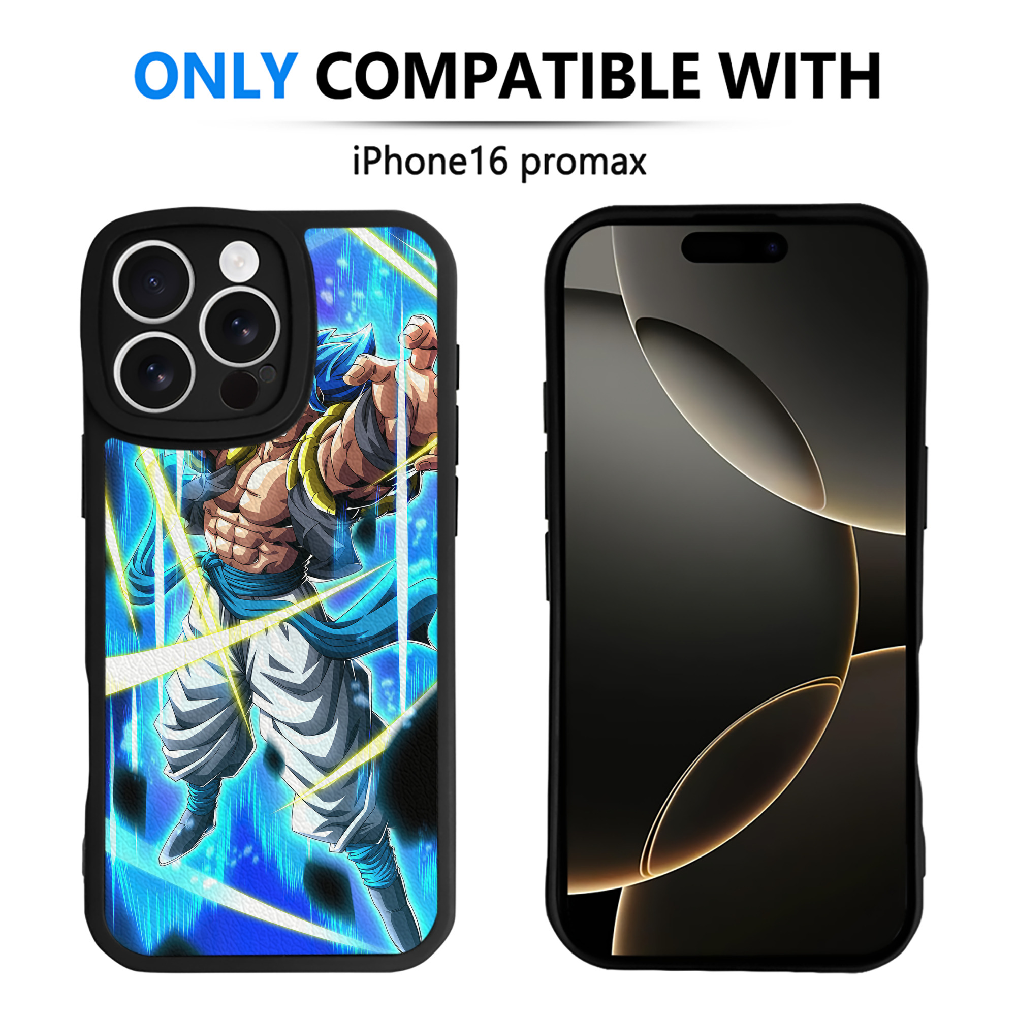（画像用） ドラゴンボール DRAGON BALL 【iPhone 16シリーズ対応】シリコンスマホケース（レザー調） 材質：シリコン